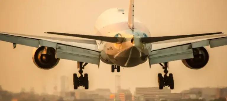 Plane taking off 