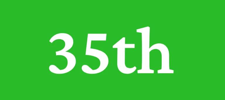 We’re 35th in the 2027 QS World University Rankings