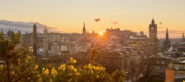 Edinburgh at dusk