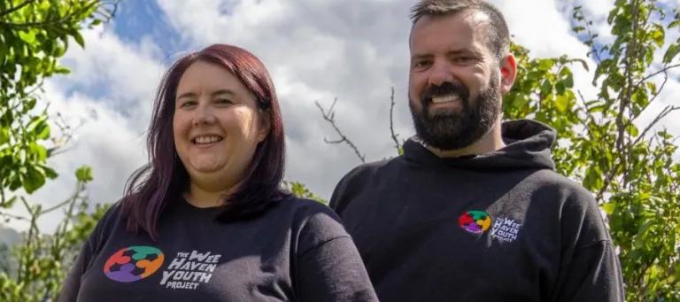 Sabrina and Keving cofounders of the WHY project