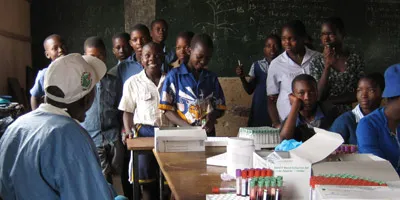 sample collection in Zimbabwe