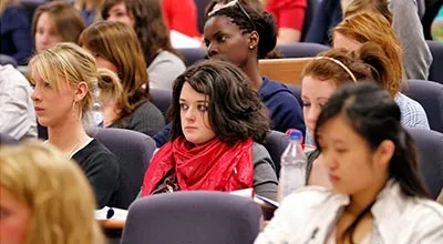 Students in a lecture