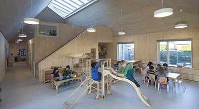 Interior of Arcadia Nursery