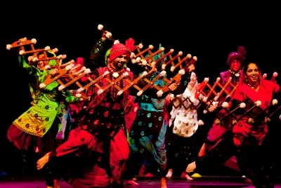 Dancers performing at the Pleasance