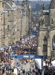 The Royal Mile in the Fringe Festival