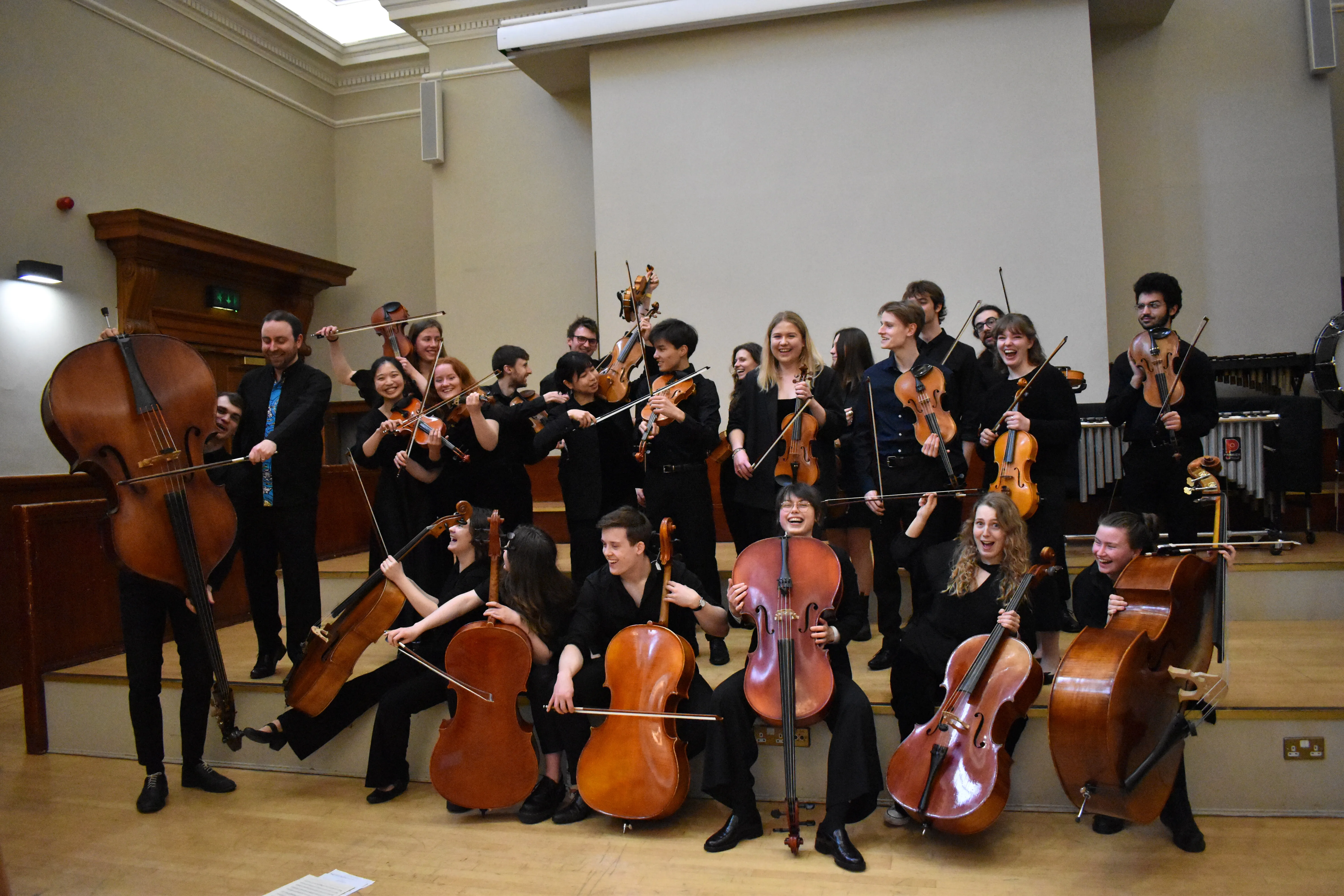 Members of the Edinburgh University String Orchestra