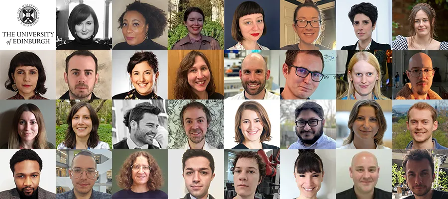 selection of headshots of academics chosen as new Chancellor's Fellows