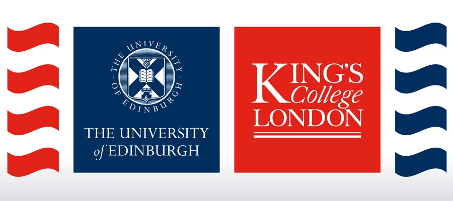 Edinburgh University and King's College London logos