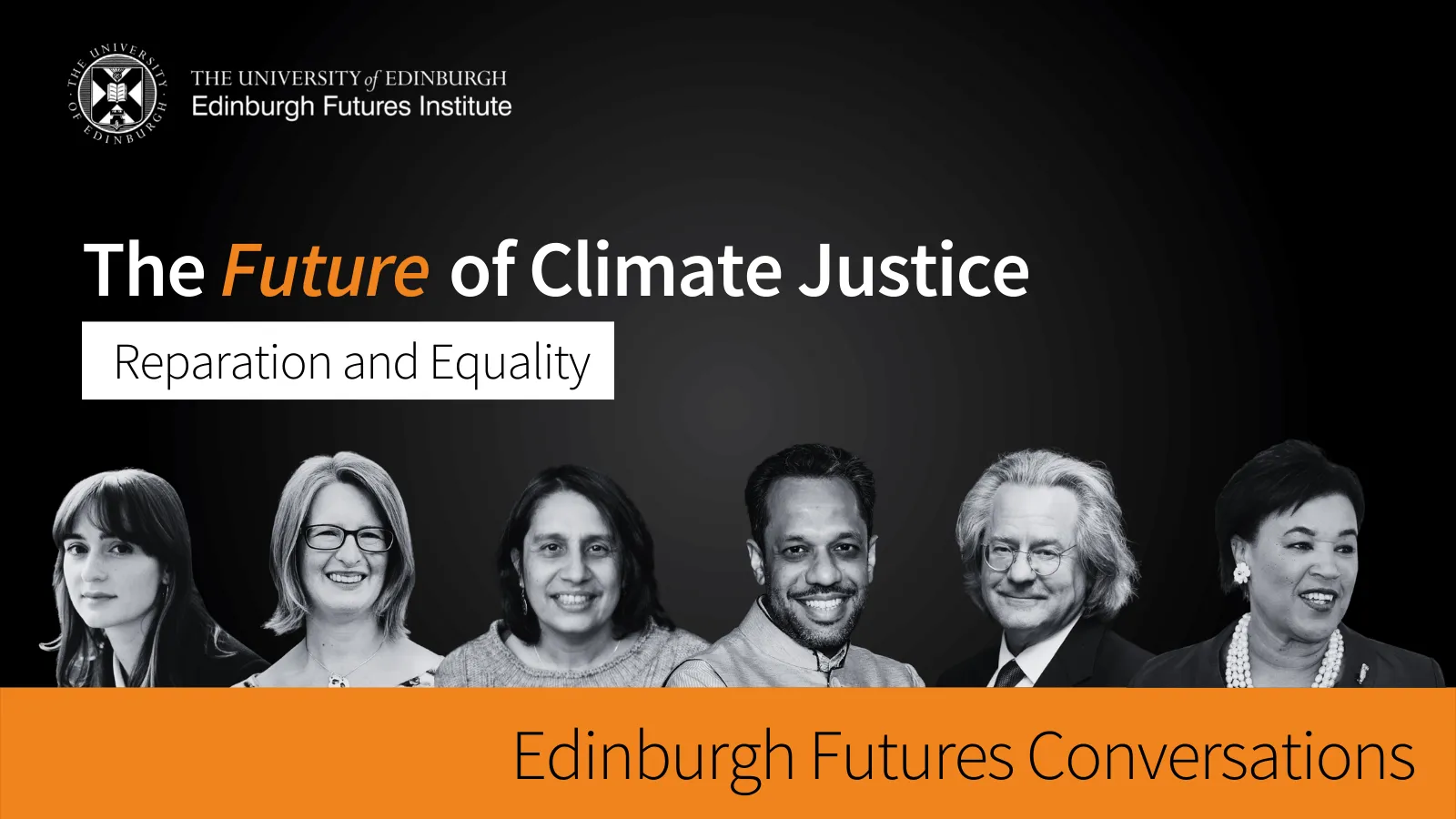 Photos of speakers attending the Edinburgh Futures Conversations in October 2023