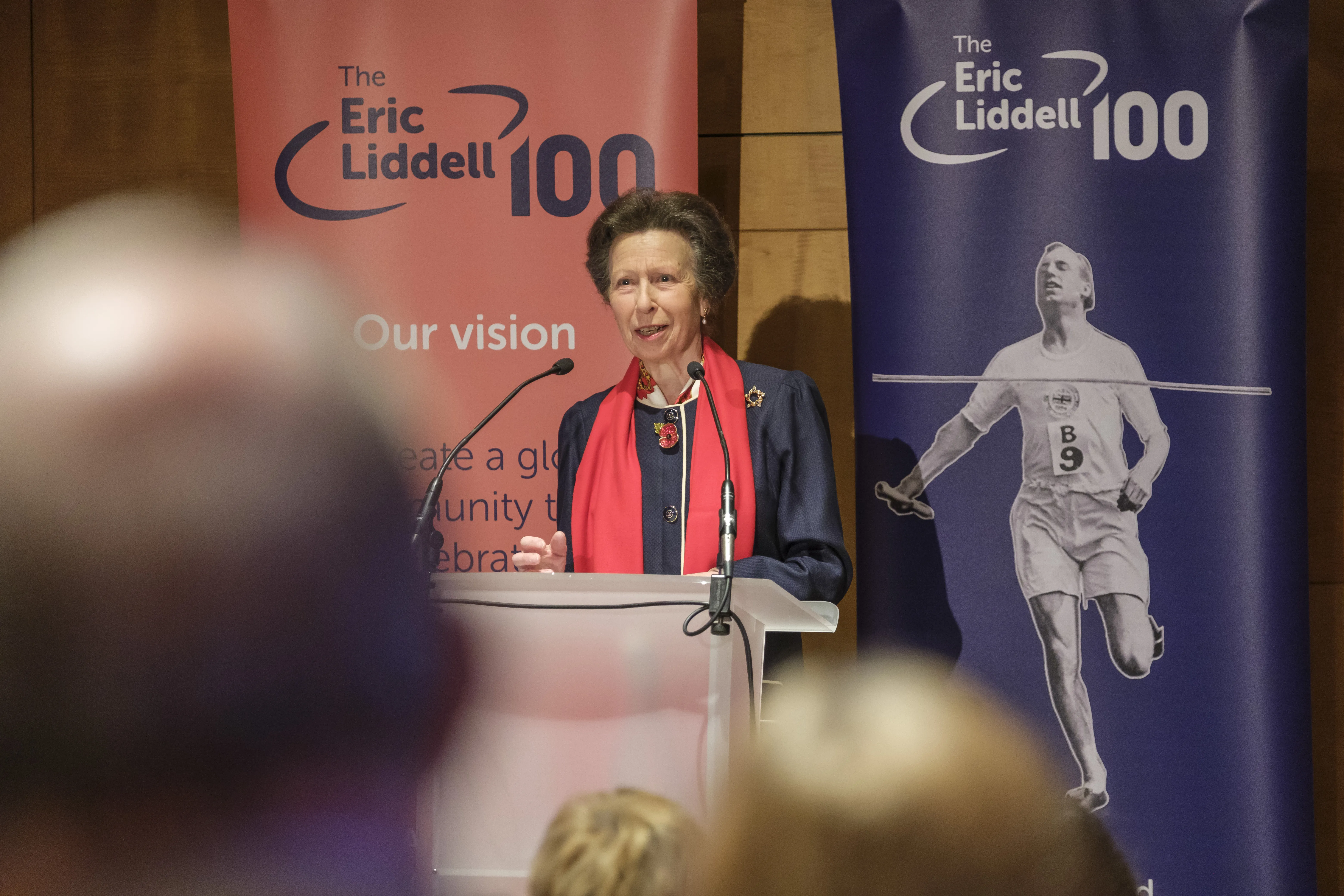 Her Royal Highness, The Princess Royal, at the inaugural Eric Liddell Lecture