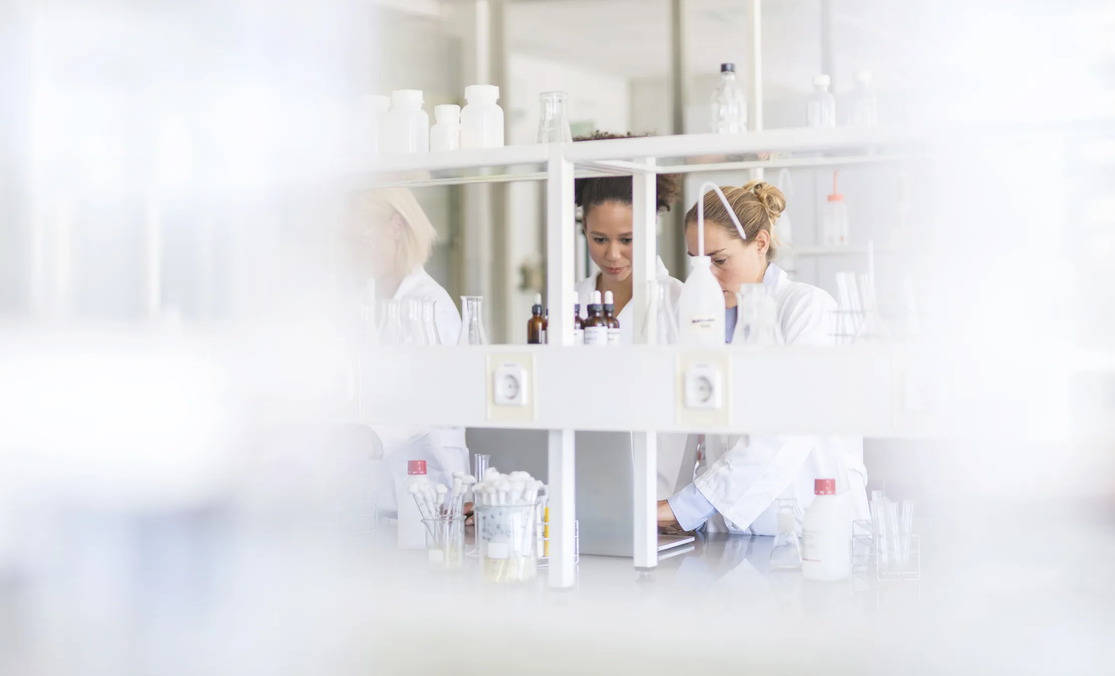 Stock image of science lab