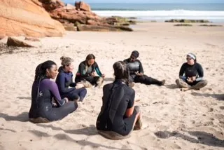 Groundswell Scotland 'Sand and Sea' group reflective sessions