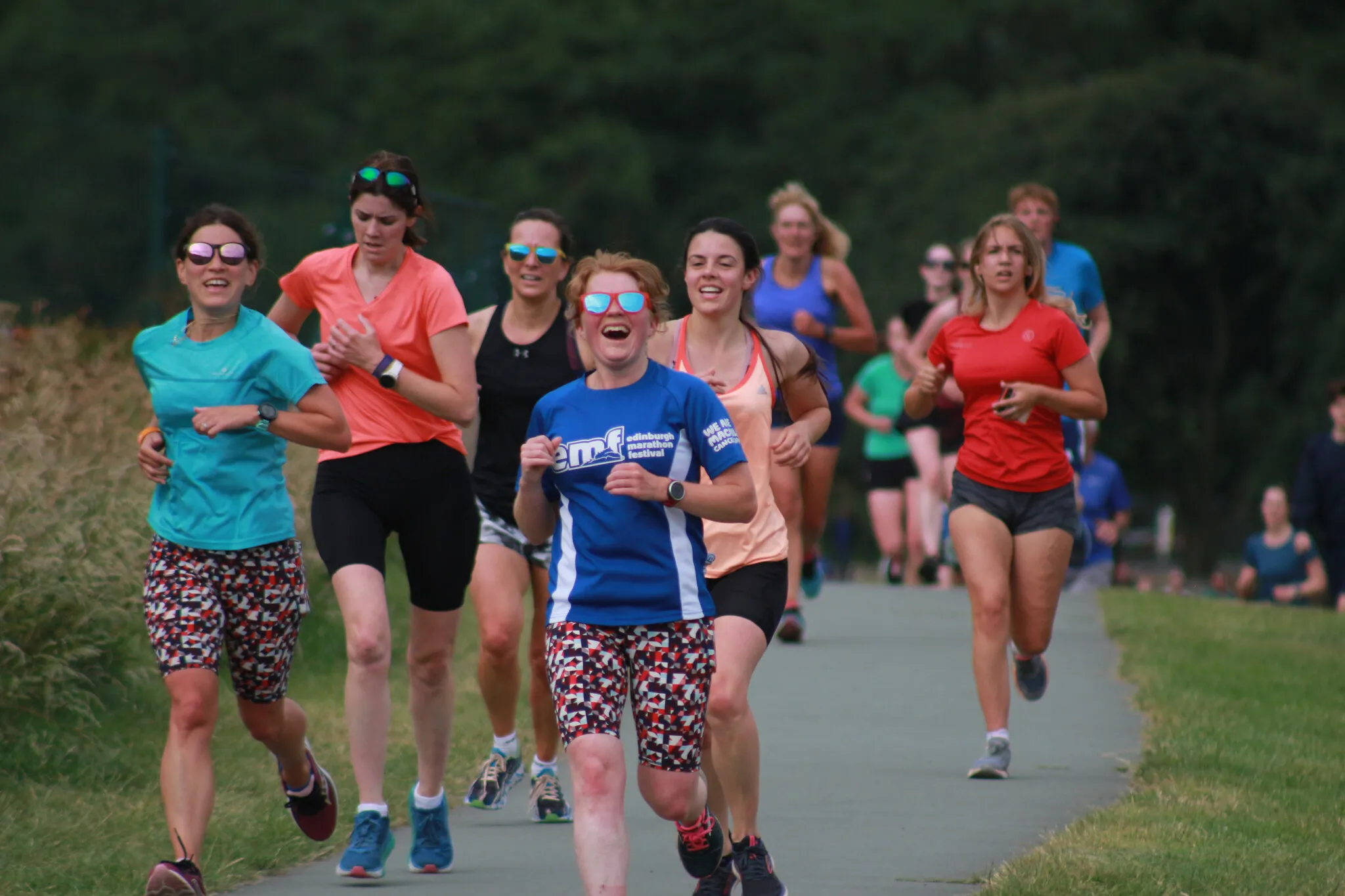 Holyrood Parkrun 2022 (women running)
