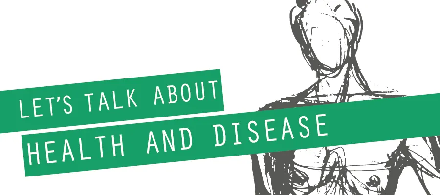 Let's Talk About Health lecture series graphic