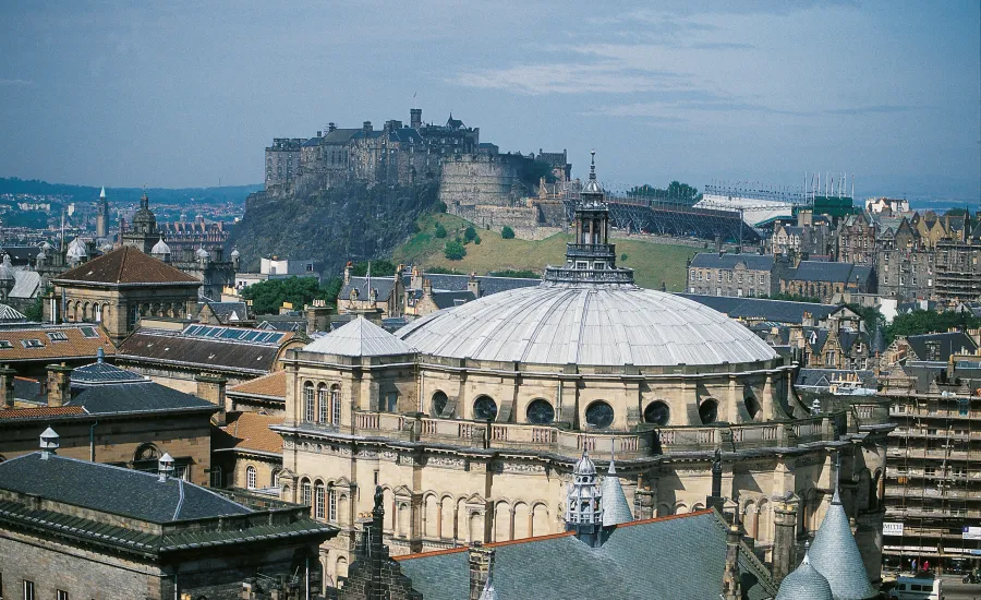 Edinburgh Castle and the McEwan Hall