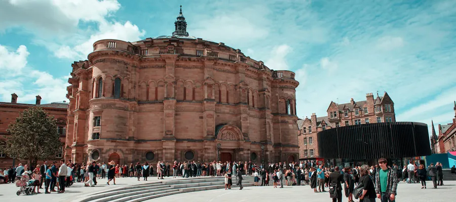 McEwan Hall on graduation day