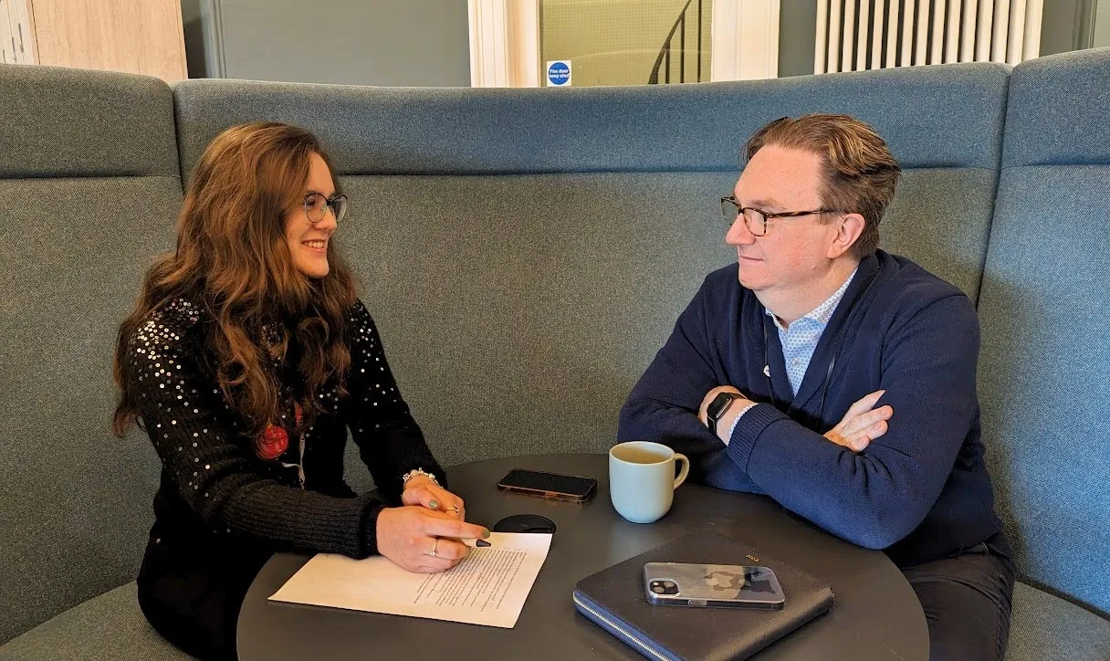 Stiliyana Ilieva and Colm Harmon, Vice-Principal Students