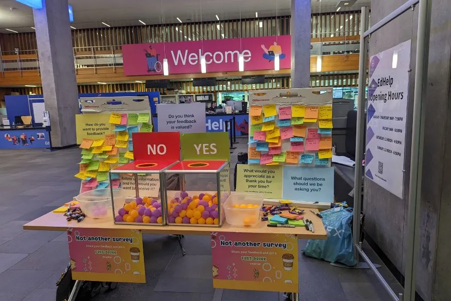 Stand at the Library event