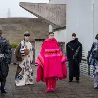 L-R Lucy Alice Pearson, Milly Trend, Olivia Shearon, Tian Qiu, Elaine Zeng