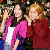 Student at the Festive lunches