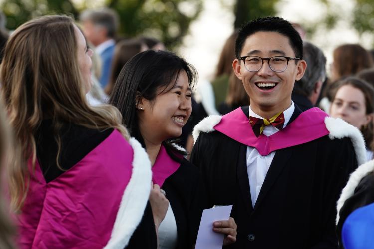 Graduation celebrations at Edinburgh Castle