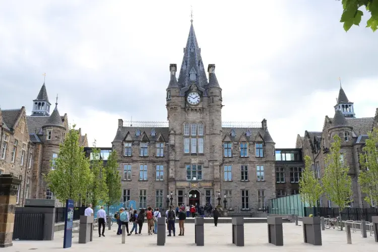 Image of the opening of the Edinburgh Futures Institute on Lauriston Place
