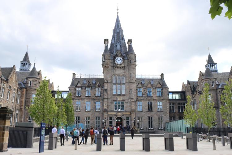 Image of the opening of the Edinburgh Futures Institute on Lauriston Place