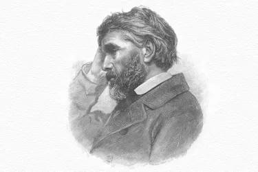 Illustration portrait of Thomas Carlyle 