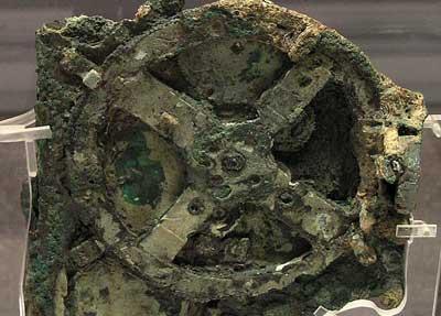 Image of Antikythera mechanism fragment