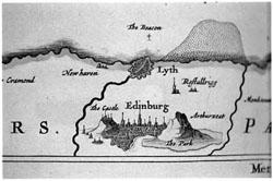 Blau's Edinburg Map Detail