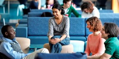 Students chatting