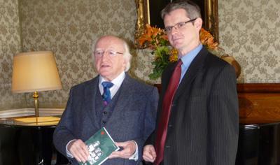 President of Ireland, Michael D. Higgins with Dr Enda Delaney 