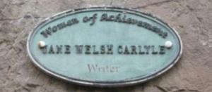 Wall Plaque for Jane Welsh Carlyle