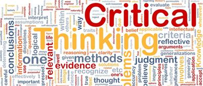 Critical thinking word cloud