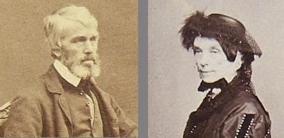 Headshots of Thomas and Jane Welsh Carlyle