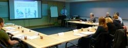 Image of one of our training rooms during a training session