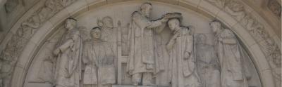 Carving of scholars