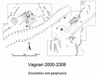 Drawing of excavation plan