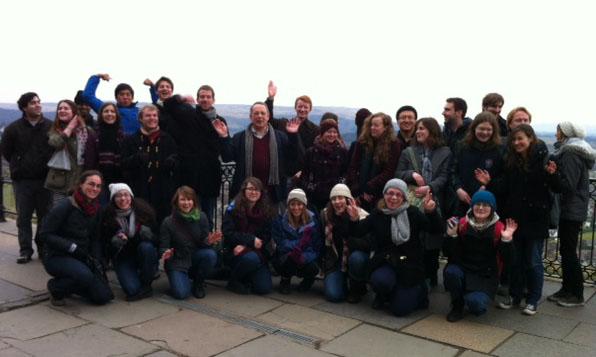 Group photo from Stirling Castle trip