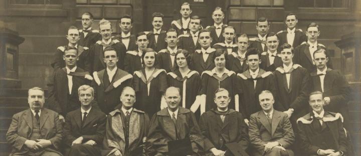 Graduates in Chemistry, 1932 (crop)