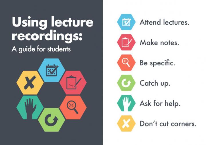 Lecture recording student guidance