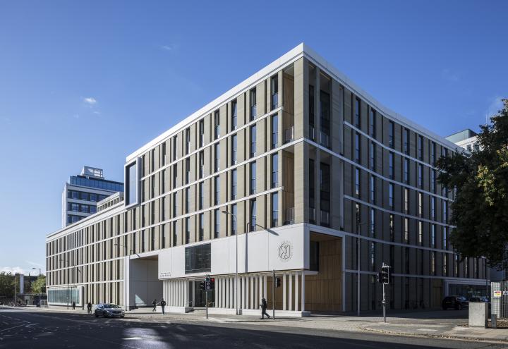 Architectural model of the Bayes Centre and Informatics Forum