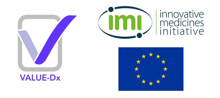 ValueDx, IMI and EU logos