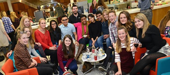 Vet students at the annual Burns Supper