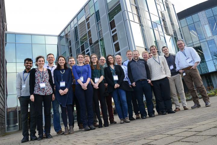 Aqualeap consortium at their first meeting in The Roslin Institute.
