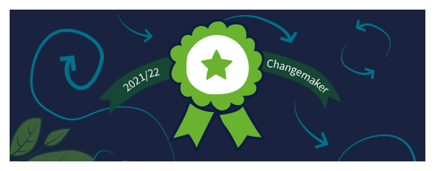 Sustainability Awards 2022 - Changemakers Awards "2022/22 Changemaker" rosette