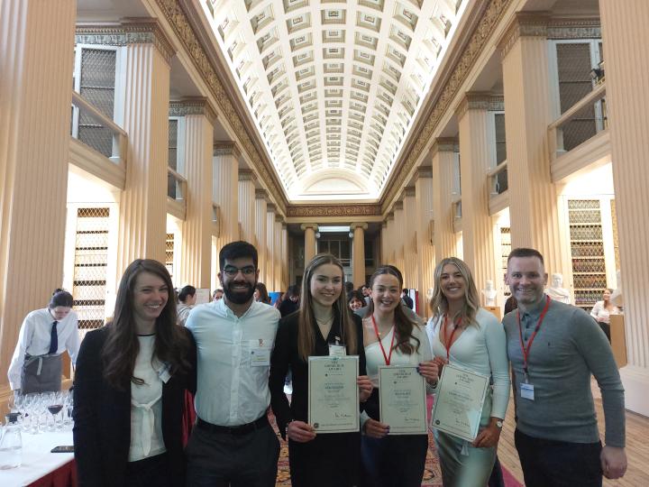 Image of students at Edinburgh Award ceremony