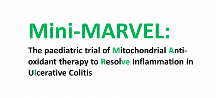 The Mini-MARVEL clinical study logo in green and black.