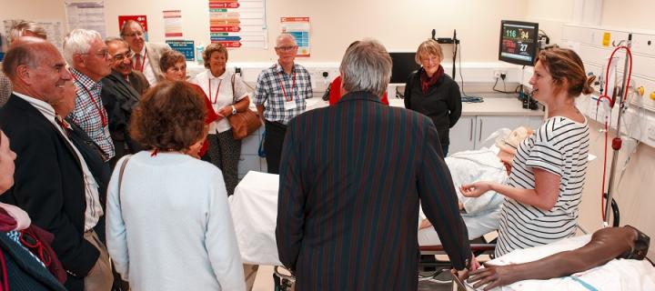Class of 1966 visit the Clinical Skills Centre