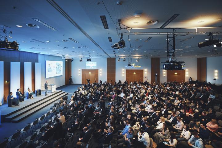 Image of Lecture hall full of people at FIBO 2023